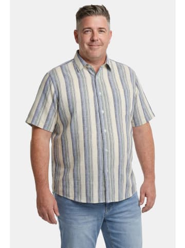 Men Plus Hemd in dunkles kitt