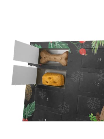Mr. & Mrs. Panda Hunde Adventskalender Hund Kleeblatt mit Spruch in Kreidetafel