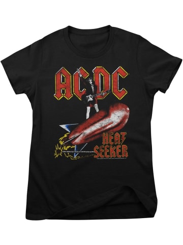 AC/DC Shirt "AC/DC Heat Seeker Girly Tee" in Schwarz
