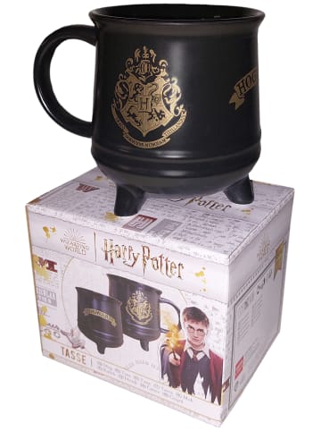 Harry Potter Harry Potter Tasse in Geschenkbox - Hogwarts Zauberkessel Hexenkessel 450 ml in schwarz