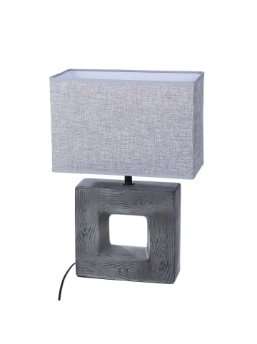GILDE Tischleuchte Carré grau - (H) 45cm