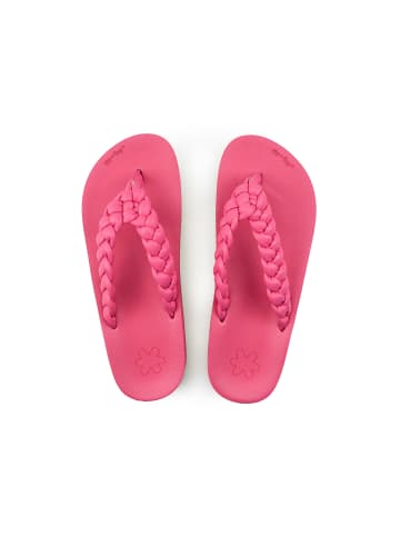 Flip Flop Zehentrenner "wedgy*weave" in Pink