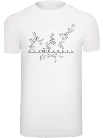 F4NT4STIC T-Shirt Looney Tunes Basketball Bugs in weiß