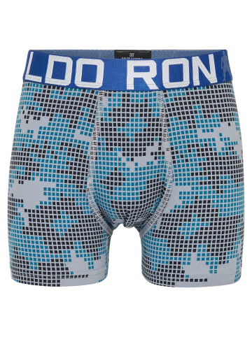 CR7 Boxershort 5er Pack in Schwarz/Blau/Türkis