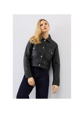 Bolongaro Trevor Lederjacke Lexi Trucker in schwarz