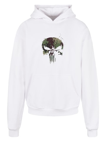F4NT4STIC Ultra Heavy Hoodie Marvel Punisher TV Camo Skull in weiß