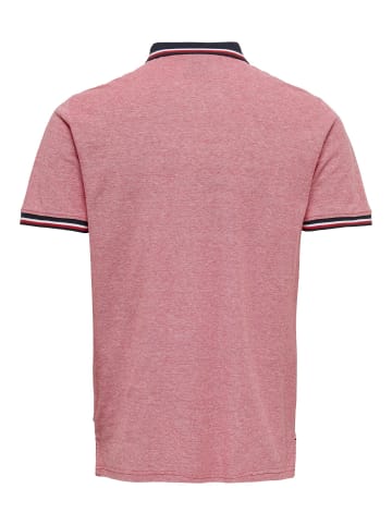 ONLY & SONS Polo in Racing Red