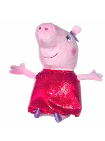 Peppa Pig Plüsch-Figuren 30 cm | Peppa Wutz in Peppa im roten Kleid