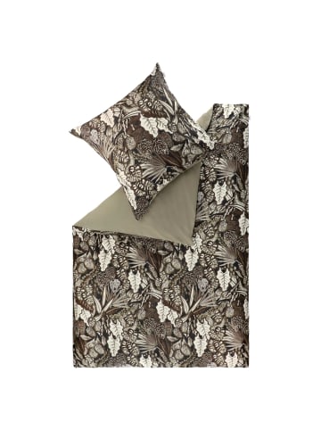 Schöner Wohnen Kollektion Satin Bettwäsche GIARDINO in Anthrazit