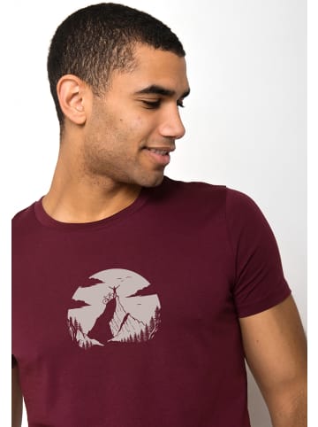 GreenBomb T-Shirt Nature Clouds Ride in Samt Regen