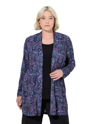 Ulla Popken Shirtjacke in schwarz