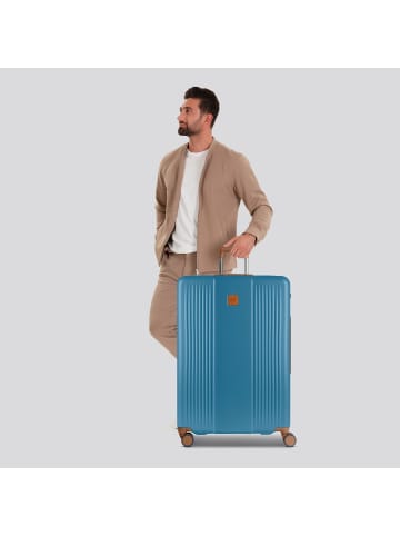 BRIC`s Ferrara 4 Rollen Trolley L 77 cm mit Dehnfalte in denim