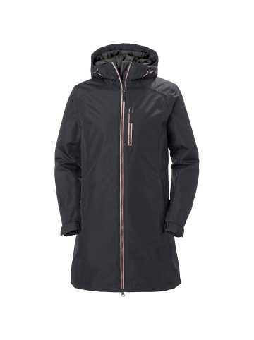 Helly Hansen Winterjacke Long Belfast in Nachtschwarz