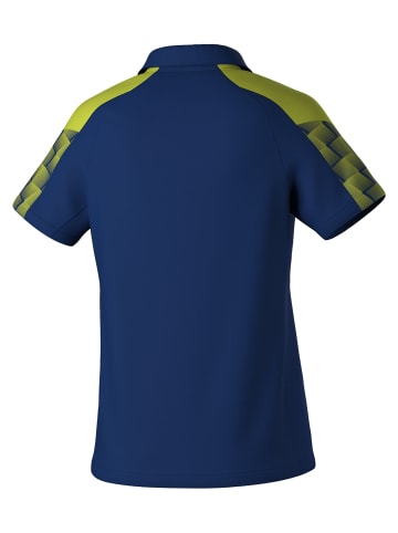 erima Poloshirt in new navy/lime