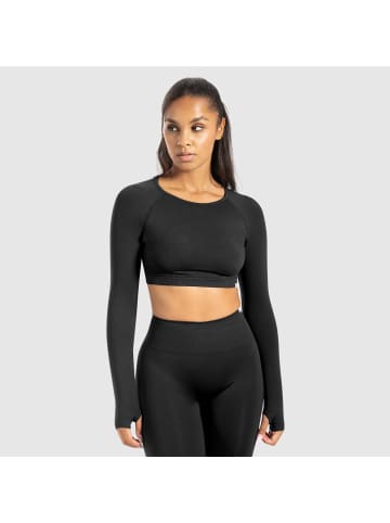SMILODOX Longsleeve Linnea in Schwarz