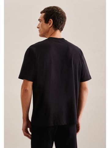 Seidensticker T-Shirt Regular in Schwarz