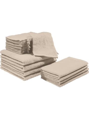 REDBEST Frottier, Leichtfrottier Frottier-Set 20-tlg. Oceanside in beige