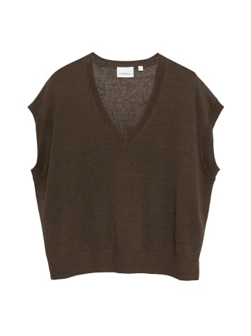 comma Strickpullover in schoko - 0001