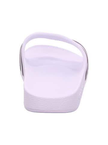 adidas Pantoletten Aqua Adilette in white/black/white