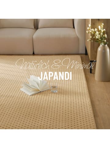 Wecon Home Wollteppich Castello THREE in sand beige