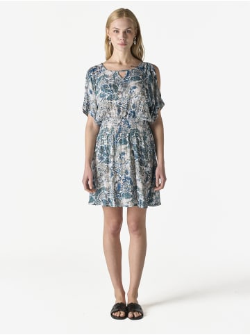 KOROSHI Kurzes Damenkleidung mit freiliegender Schulter in bunt