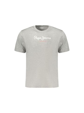 Pepe Jeans Grau Herren T-Shirt aus Baumwolle