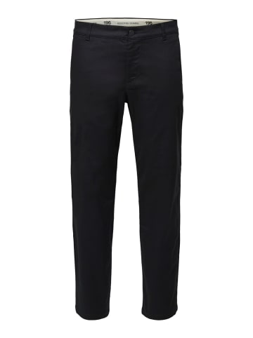 SELECTED HOMME Stoffhose / Chino SLHSTRAIGHT-STOKE regular/straight in Schwarz