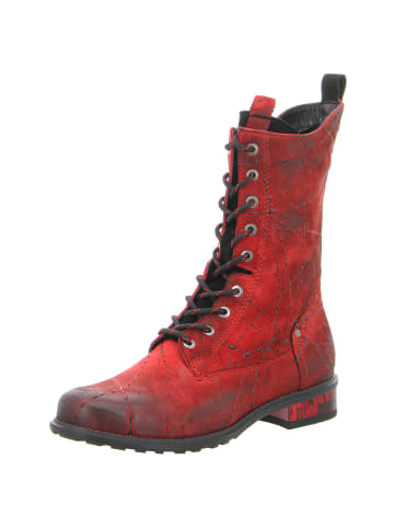 SIMEN Schnürstiefelette in bordeaux