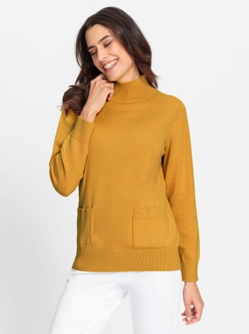 WITT WEIDEN Stehkragenpullover in ocker