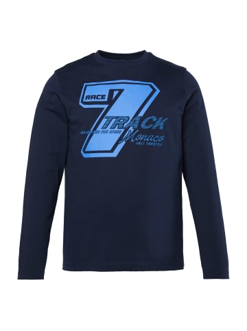 Men Plus Kurzarm T-Shirt in navy blau