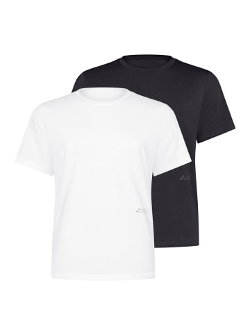 Sloggi Unterhemd / Shirt Kurzarm SLG Base in Weiß / schwarz