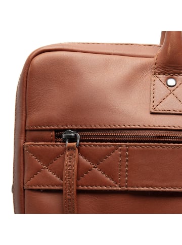 The Chesterfield Brand Tacama Aktentasche Leder 41 cm Laptopfach cognac