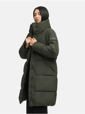 Navahoo Wintermantel Wolkenkuss 14 in Dark Olive