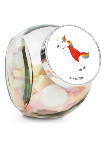 Mr. & Mrs. Panda keksdose glas Einhorn Super ohne Spruch in Weiß