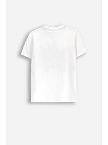 Coccodrillo T-shirt mit kurzen Ärmeln in ecru