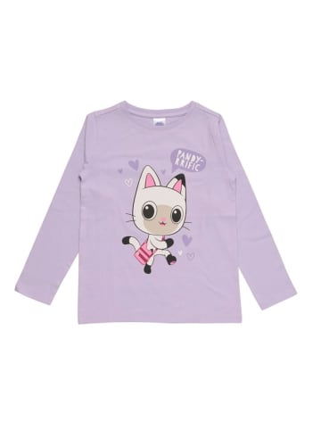 Gabby's Dollhouse Gabby's Dollhouse Kinder Langarmshirt aus Baumwolle lila Freizeitshirt in Lila