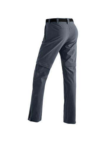 Maier Sports Zip-Hose Nata in Dunkelgrau