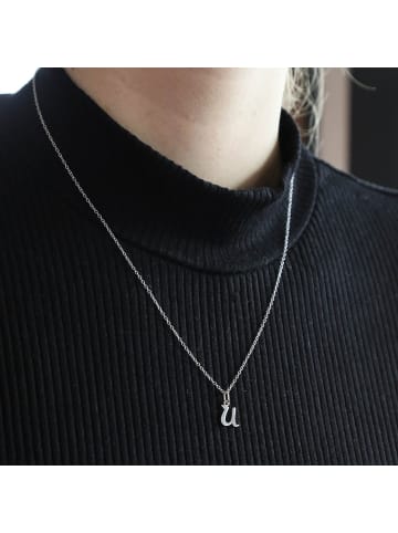 Lucardi 925 Silber Anhänger  Buchstabe