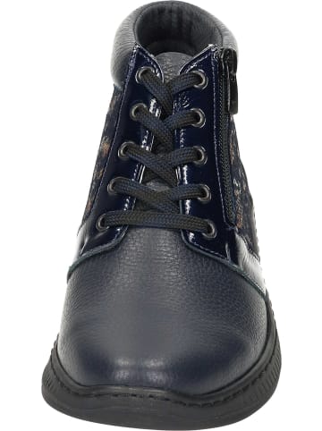 Comfortabel Schnürstiefeletten in navy