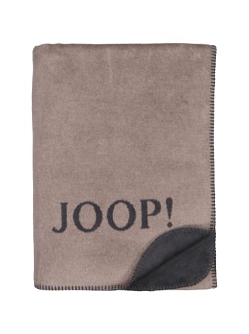 JOOP! JOOP! Wohndecken Uni-Doubleface taupe-anthrazit in taupe-anthrazit