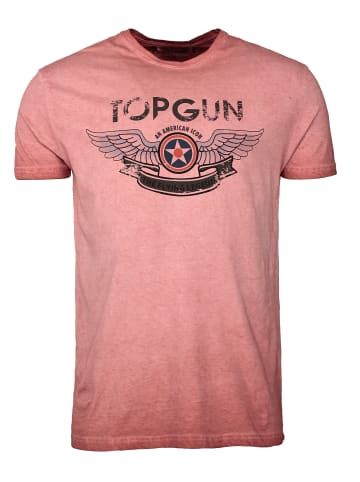 TOP GUN T-Shirt Construction TG20191039 in red