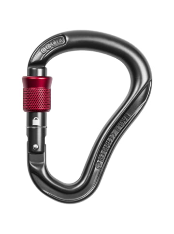 OCUN Karabiner EAGLE HMS Screw in Schwarz