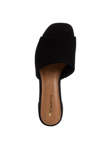 Tamaris Pantolette in BLACK SUEDE