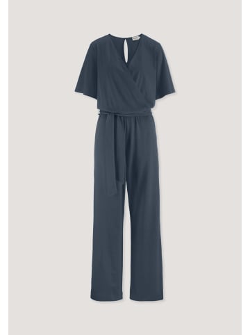 Hessnatur Jersey Overall in dunkles petrol