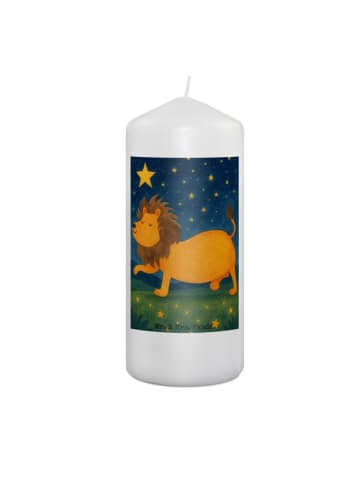 Mr. & Mrs. Panda Weihnachtskerze Sternzeichen Löwe Design ohne S... in Weiß