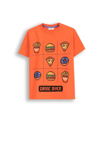 Coccodrillo T-Shirt mit kurzem Ärmel in orange