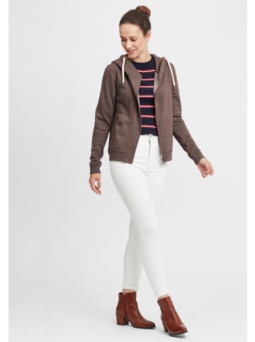 Oxmo Kapuzensweatjacke OXVicky Sweat Zip-Hoodie in Beige