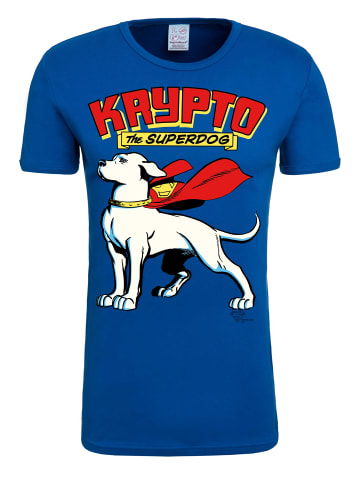 Logoshirt T-Shirt Krypto the Superdog in blau