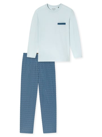 Schiesser Pyjama Comfort in hellblau