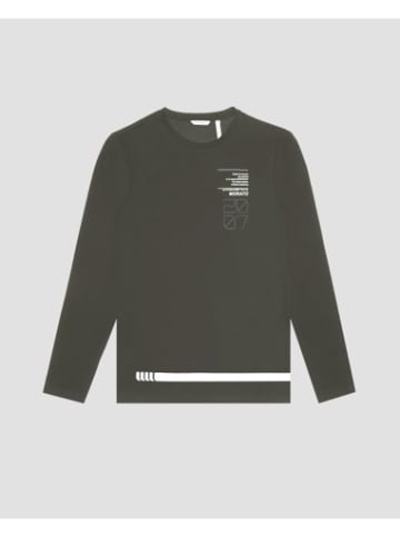 Antony Morato Langarm-Tshirt in Kaki